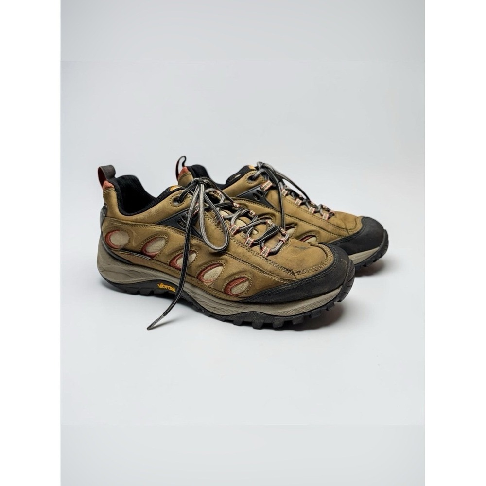 Merrell Radius Hiker Boots Men Size 9 Waterproof Low Top Vibram Brown Shoes